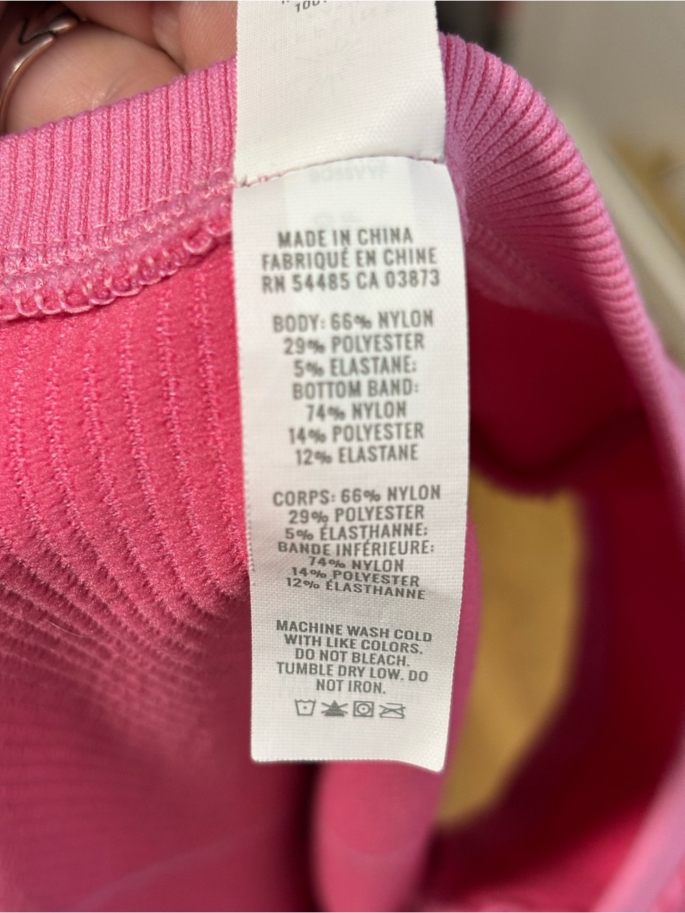 OFFLINE By Aerie Seamless Corset T-Shirt. Pink XXS - Picture 6 of 6
